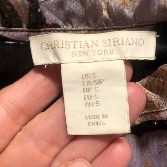 Christian Siriano Multicolor Floral Blouse - Picture 3 of 7